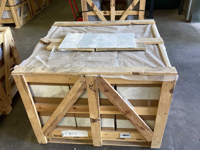 Natuursteen marmer wit honed 15,2x30,5 cm tegel 33,38 m² - afbeelding 6 van  12