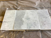 Natuursteen marmer wit honed 15,2x30,5 cm tegel 33,38 m² - afbeelding 2 van  9