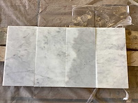 Natuursteen marmer wit honed 15,2x30,5 cm tegel 33,38 m² - afbeelding 7 van  8
