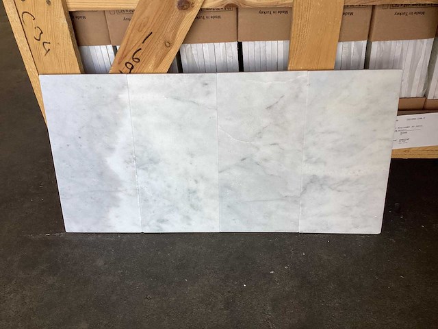 Natuursteen marmer wit honed 15,2x30,5 cm tegel 33,38 m² - afbeelding 6 van  12