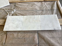 Natuursteen marmer wit honed 20x20x1,2 cm tegel 25 m² - afbeelding 10 van  13