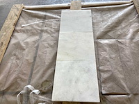 Natuursteen marmer wit honed 20x20x1,2 cm tegel 25 m² - afbeelding 7 van  13