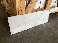 Natuursteen marmer wit honed 20x20x1,2 cm tegel 25 m² - afbeelding 12 van  13