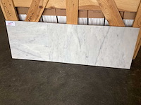 Natuursteen marmer wit honed 30,5x30,5 cm tegel 44 m² - afbeelding 1 van  11
