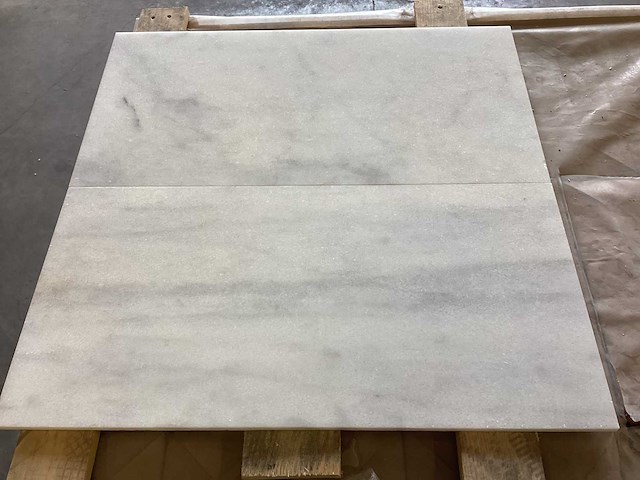 Natuursteen marmer wit honed 30,5x61 cm tegel 63 m² - afbeelding 3 van  13