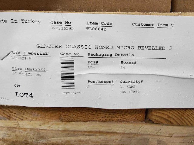 Natuursteen marmer wit honed 30,5x61 cm tegel 63,26 m² - afbeelding 6 van  7