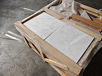 Natuursteen marmer wit honed 45,7x45,7 cm tegel 106,5 m²