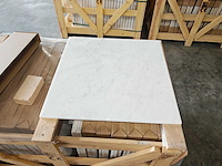 Natuursteen marmer wit honed 61x61x1 cm tegels 83,73 m² - afbeelding 2 van  6