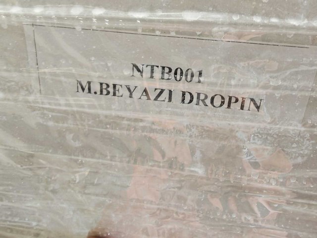 Natuursteen marmer wit waskom 40,6x15 cm - afbeelding 7 van  7