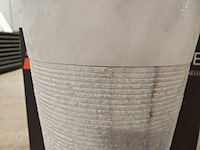 Natuursteen marmer wit waszuil 40x90 cm - afbeelding 7 van  8