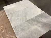 Natuursteen marmer wit/blauw gezoet 30,5x61 cm tegel 94 m² - afbeelding 10 van  13