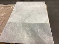 Natuursteen marmer wit/blauw gezoet 30,5x61 cm tegel 94 m² - afbeelding 11 van  13