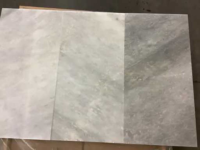 Natuursteen marmer wit/blauw gezoet 30,5x61 cm tegel 94 m² - afbeelding 5 van  8