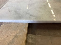 Natuursteen marmer wit/grijs gepolijst 30,5x30,5 cm tegel 35 m² - afbeelding 3 van  6