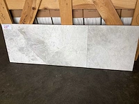 Natuursteen marmer wit/grijs gepolijst 30,5x30,5 cm tegel 44 m² - afbeelding 3 van  9
