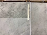 Natuursteen marmer wit/grijs gepolijst 30,5x61 cm tegel 60 m² - afbeelding 12 van  16