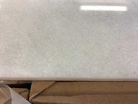 Natuursteen marmer wit/grijs gepolijst 30,5x61 cm tegel 60 m² - afbeelding 3 van  11