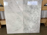 Natuursteen marmer wit/grijs gepolijst 30,5x61 cm tegel 60 m² - afbeelding 7 van  11