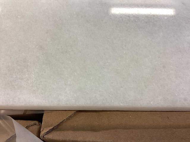 Natuursteen marmer wit/grijs gepolijst 30,5x61 cm tegel 60 m² - afbeelding 3 van  11