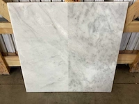 Natuursteen marmer wit/grijs gepolijst 30,5x61 cm tegel 60 m² - afbeelding 1 van  16