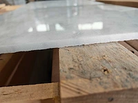 Natuursteen marmer wit/grijs gepolijst 45,7x45,7 cm tegel 71 m² - afbeelding 5 van  8