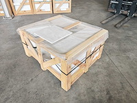 Natuursteen marmer wit/grijs getrommeld 40,6x40,6 cm tegel 17,96 m² - afbeelding 6 van  6