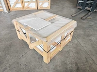 Natuursteen marmer wit/grijs getrommeld 40,6x40,6 cm tegel 17,96 m² - afbeelding 3 van  8