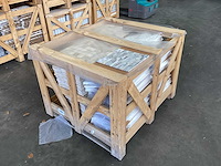 Natuursteen marmer wit/grijs rechthoek 1,5x5 cm mozaïektegel 50 stuks - afbeelding 6 van  6