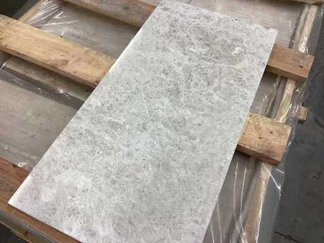 Natuursteen marmer zilver gepolijst vloertegel 30,5x61 cm 26 m² - afbeelding 2 van  14