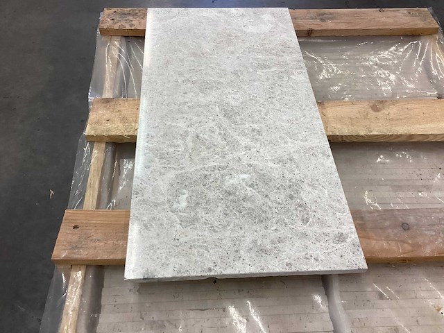 Natuursteen marmer zilver gepolijst vloertegel 30,5x61 cm 26 m² - afbeelding 1 van  14