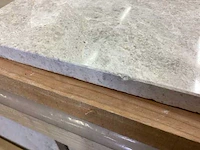 Natuursteen marmer zilver gepolijst vloertegel 30,5x61 cm 26 m² - afbeelding 6 van  14