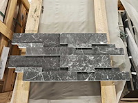Natuursteen marmer zwart honed 15x61x2 cm tegels 41,21 m² - afbeelding 1 van  3