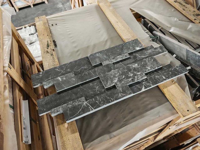 Natuursteen marmer zwart honed 15x61x2 cm tegels 41,21 m² - afbeelding 2 van  4
