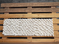 Natuursteen travertin beige mozaiek 30x30x3 cm 16,2 m² - afbeelding 1 van  6