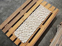 Natuursteen travertin beige mozaiek 30x30x3 cm 16,2 m² - afbeelding 3 van  6