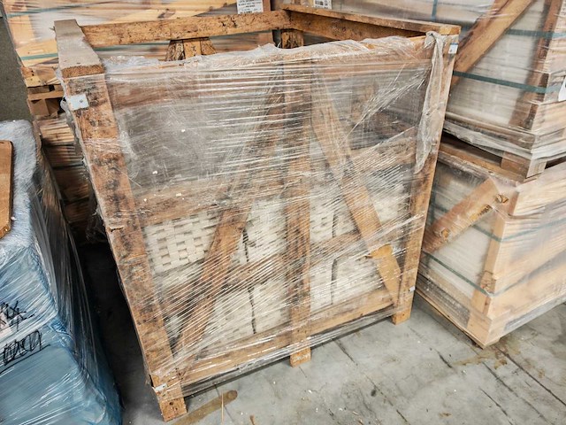 Natuursteen travertin beige mozaiek 30x30x3 cm 16,2 m² - afbeelding 5 van  6