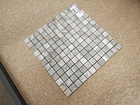 Natuursteen travertin grigio 30,5x30,5 cm mozaïektegel 14 stuks - afbeelding 6 van  6