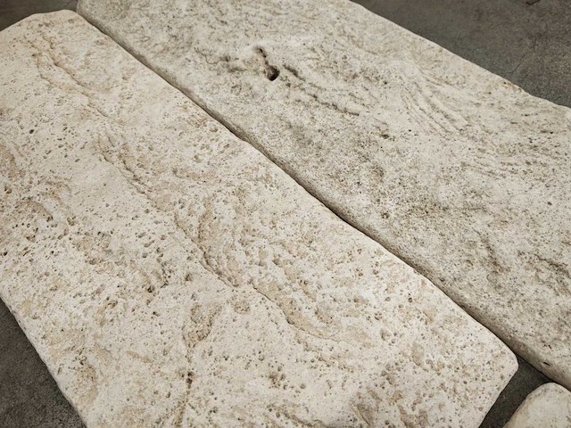 Natuursteen travertin mix wandtegel 20x vrije banen 29,16 m² - afbeelding 5 van  6