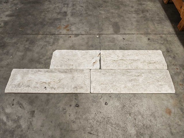 Natuursteen travertin mix wandtegel 20x vrije banen 29,16 m² - afbeelding 2 van  6