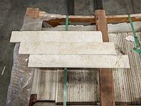 Natuursteen travertin white wandtegel 8x60 cm 14,4 m² - afbeelding 2 van  6