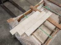 Natuursteen travertin white wandtegel 8x60 cm 14,4 m² - afbeelding 4 van  6