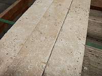 Natuursteen travertin white wandtegel 8x60 cm 14,4 m² - afbeelding 5 van  6