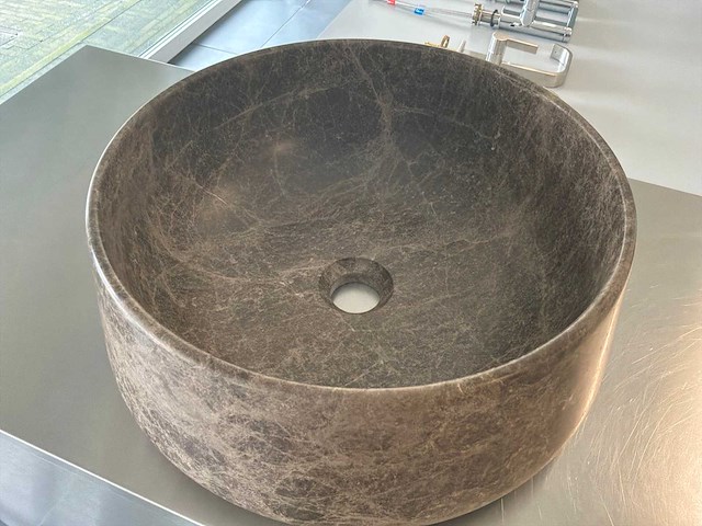 Natuurstenen lavabo - afbeelding 3 van  6