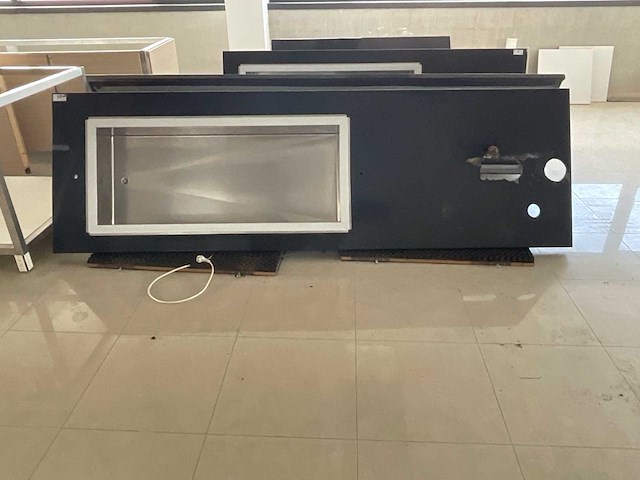Natuurstenen werktafel met bain marie (4x) - afbeelding 1 van  7