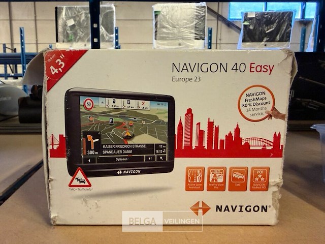 Navigon 40 easy europe 23 autonavigatiesysteem - afbeelding 1 van  1