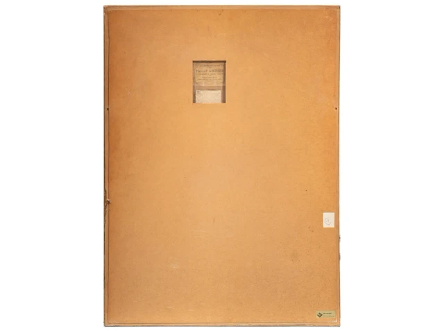 Nazzareno cipriani (1843-1925), portrait of an ottoman, watercolour on paper 54 x 34 cm. (21.26 x 13.39 in.), frame: 78.5 x 58.5 cm. (30.91 x 23.03 in.) - afbeelding 3 van  4