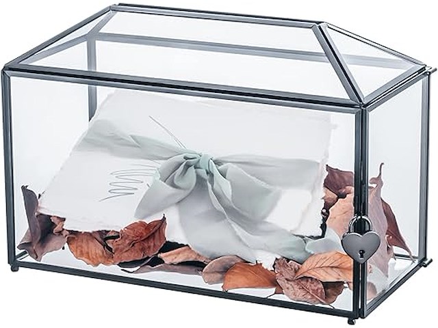 Ncyp grote glazen kaartendoos - afbeelding 1 van  3