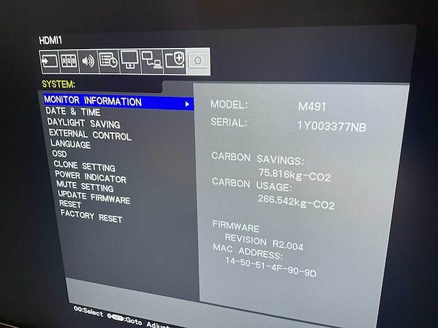 Nec multisync m491 49 inch 4k display - afbeelding 3 van  6