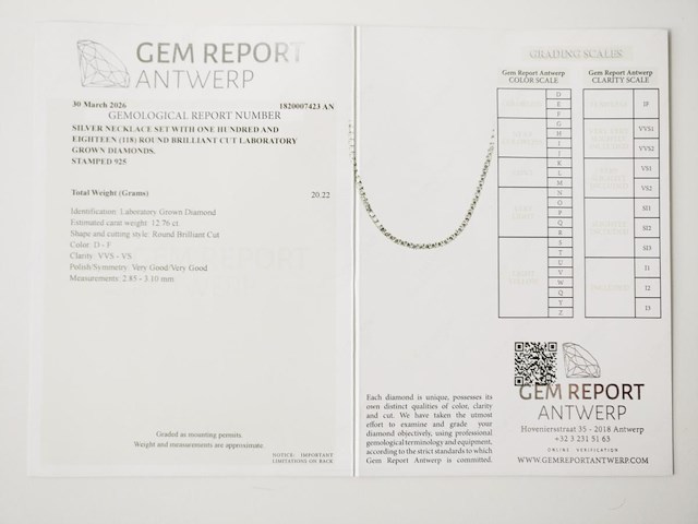 Necklace 12.76ct - afbeelding 7 van  7
