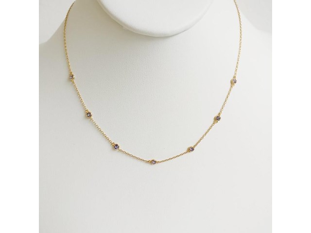 Necklace tanzanite - afbeelding 1 van  6